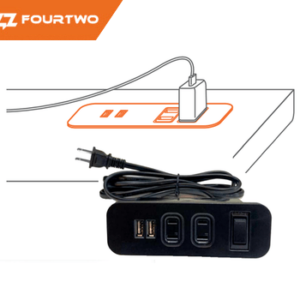 ST-064 Recessed Furniture Power Strip